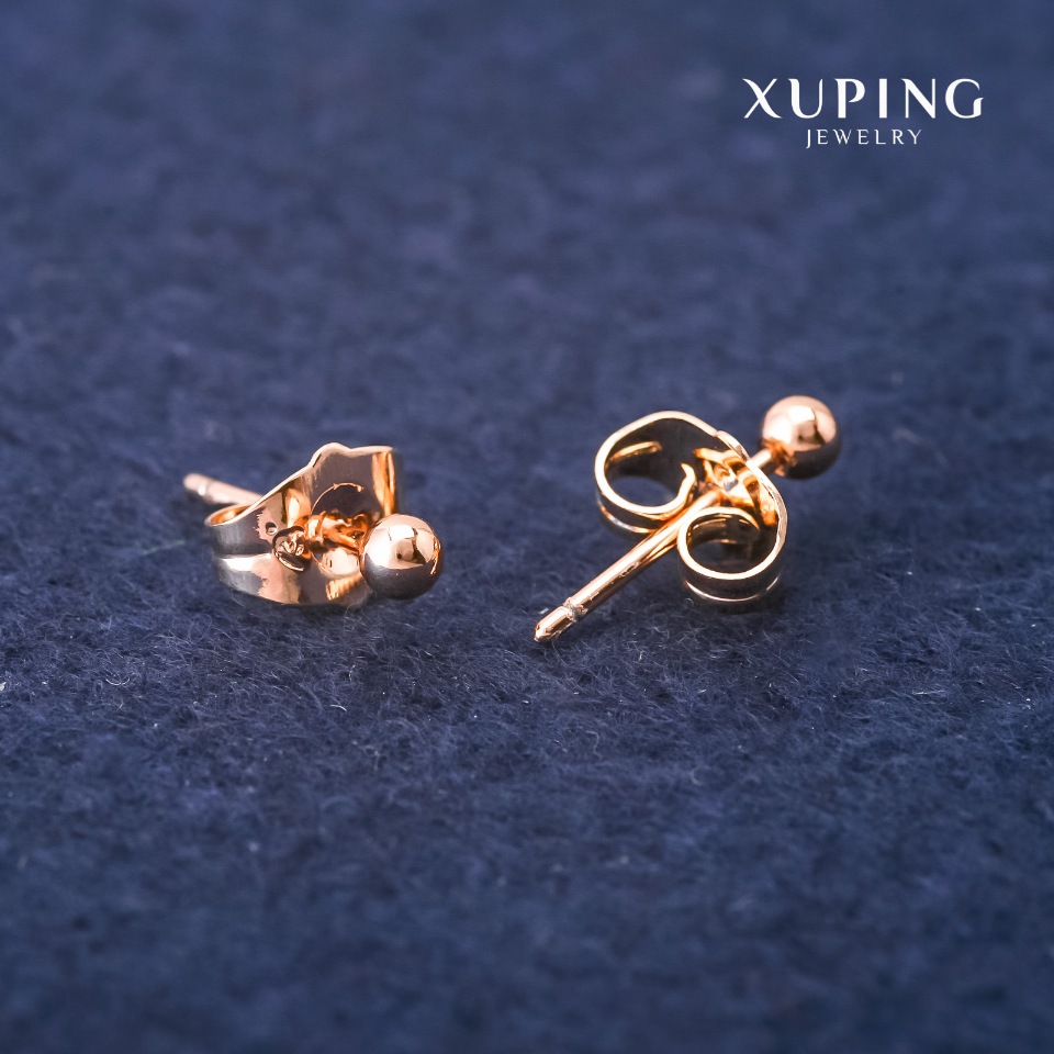 

Серьги пусеты Xuping Шарик 4мм Позолота 18К, ida28884