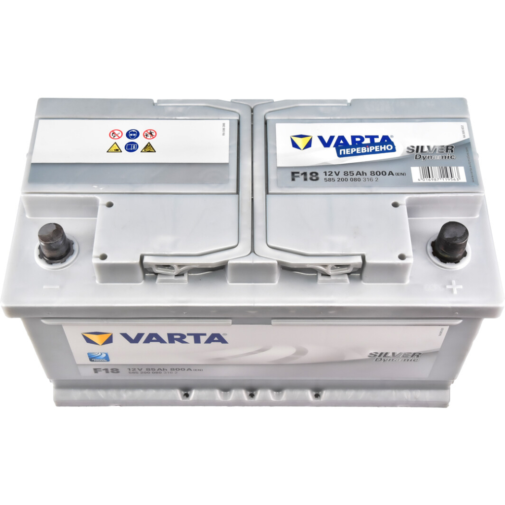 Аккумулятор автомобильный Varta Silver Dynamic 85Аh (585200080) – фото,  отзывы, характеристики в интернет-магазине ROZETKA от продавца: BeBest
