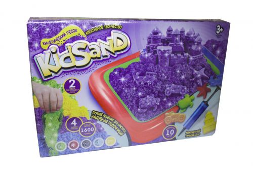 

Кинетический песок "KidSand" + песочница (укр)