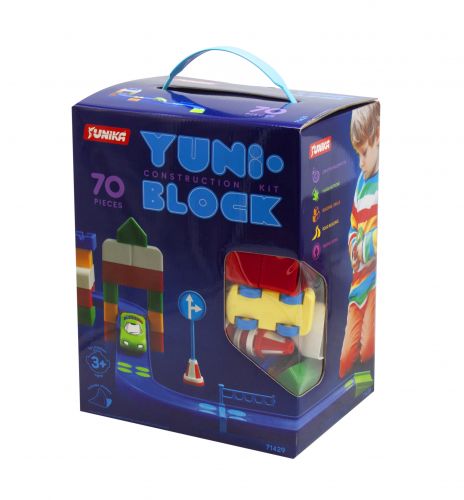 

Конструктор детский "YUNI-BLOK", 70 деталей