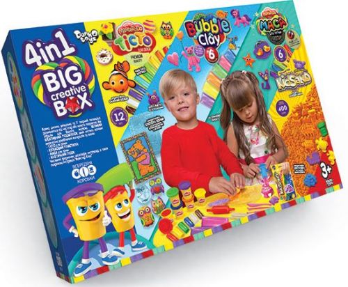 

Набор креативного творчества "Big Creative Box" 4 в 1 (укр)