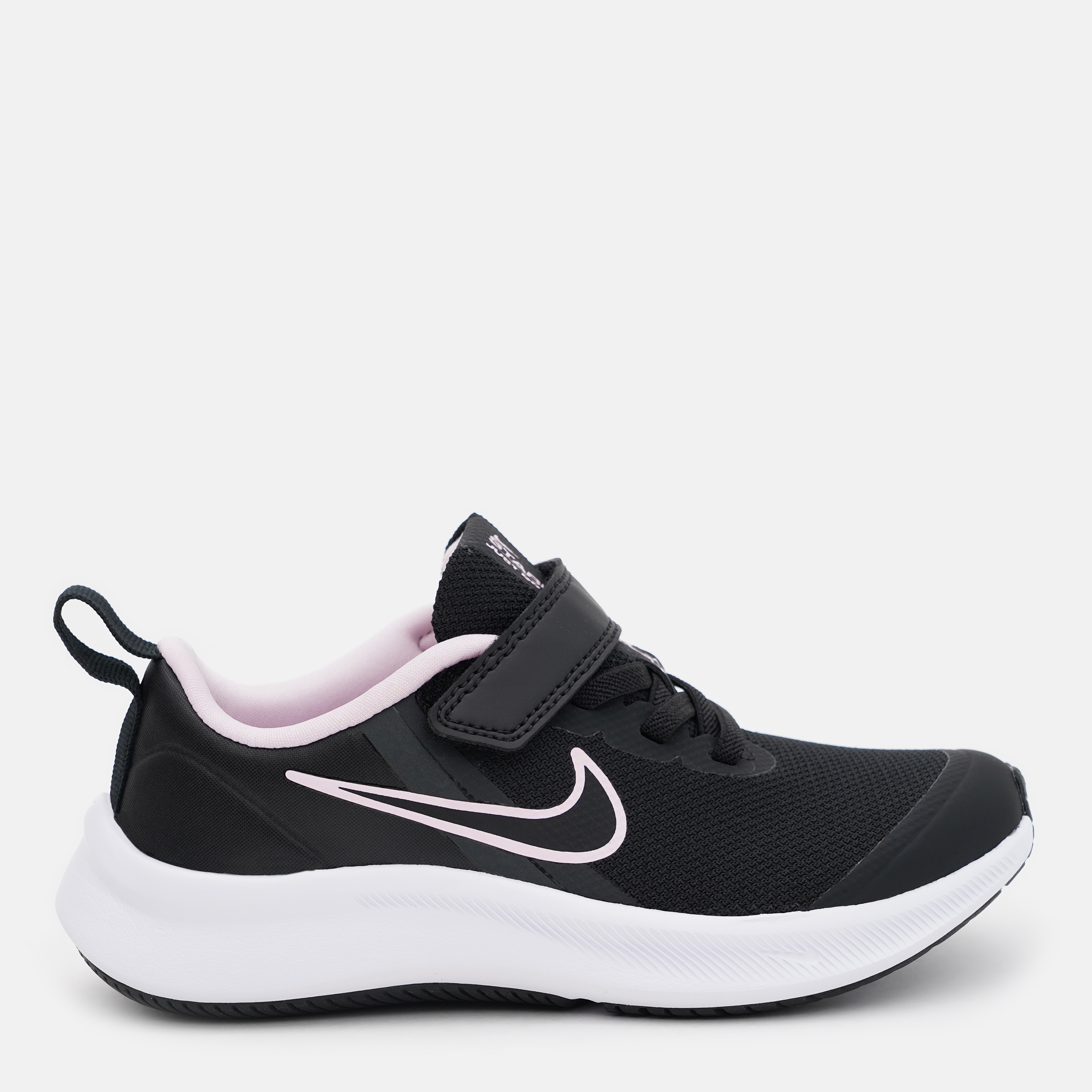 Акція на Дитячі кросівки для дівчинки Nike Star Runner 3 (Psv) DA2777-002 31 (13C) 19.3 см Black/Dark Smoke Grey/Black від Rozetka