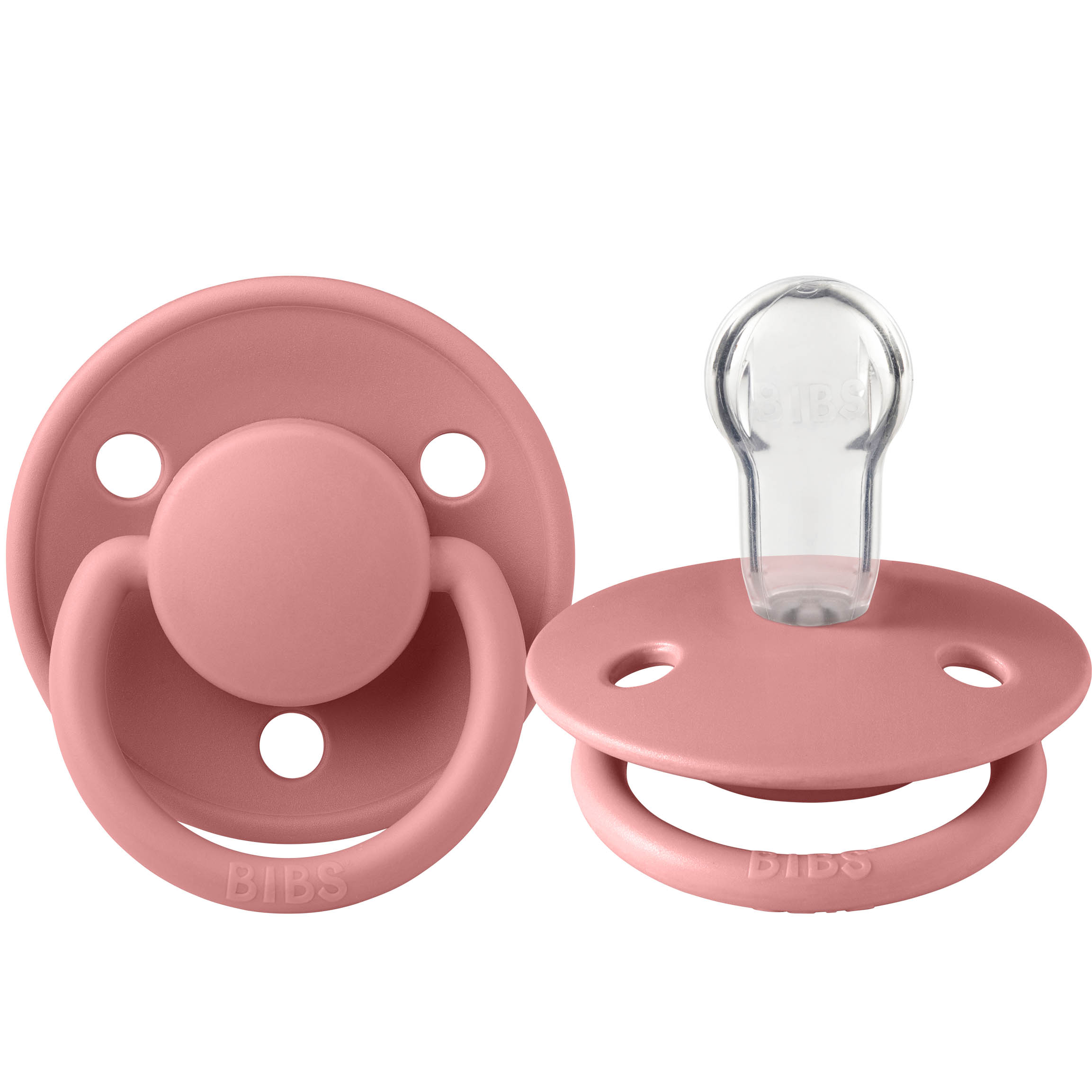 Пустушка силіконова BIBS De Lux Silicone Dusty Pink 0-36 міс. – низкие ...