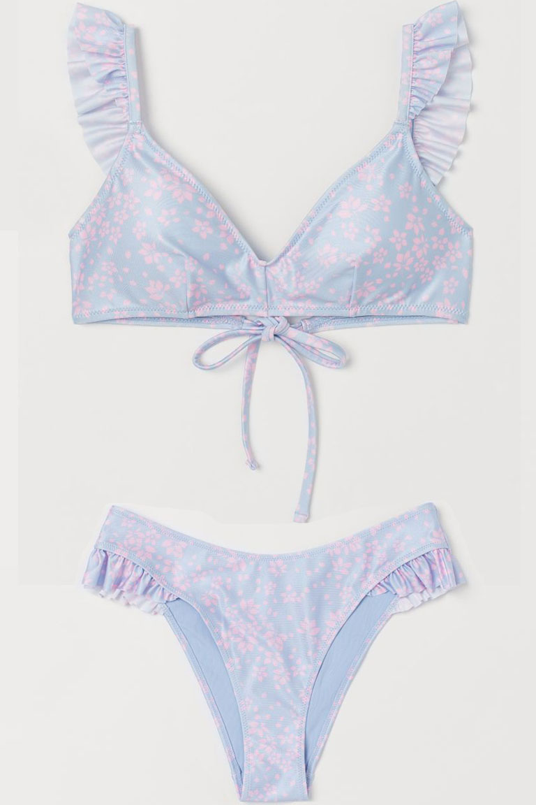 

Купальник раздельный H&M SP79079 40 Голубой / Розовый цветочный (P-6910806230392)