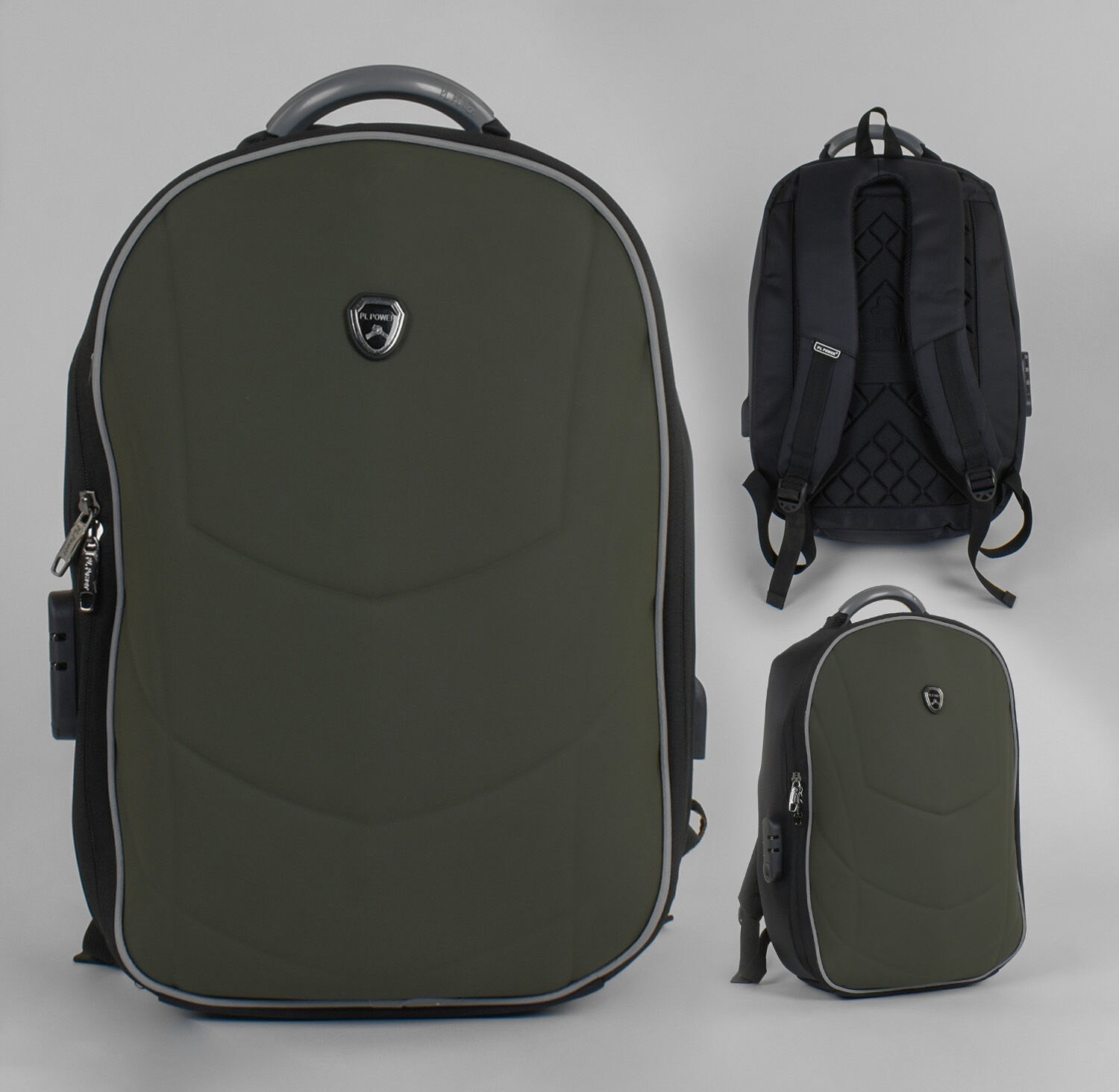 

Рюкзак-антивор Chi Bag Серый (С43659-10)