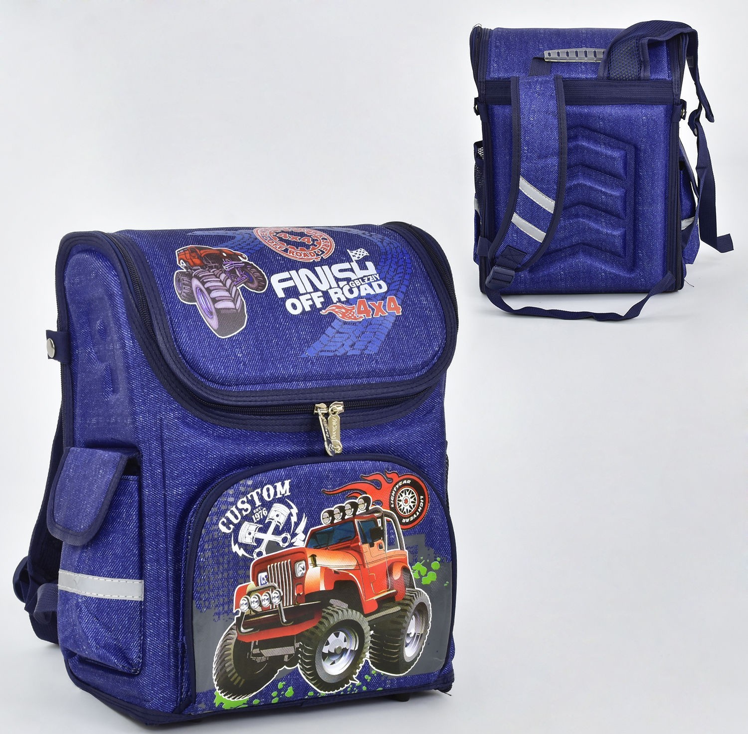 

Школьный ранец Chi Bag внедорожники Синий (N00128-2)