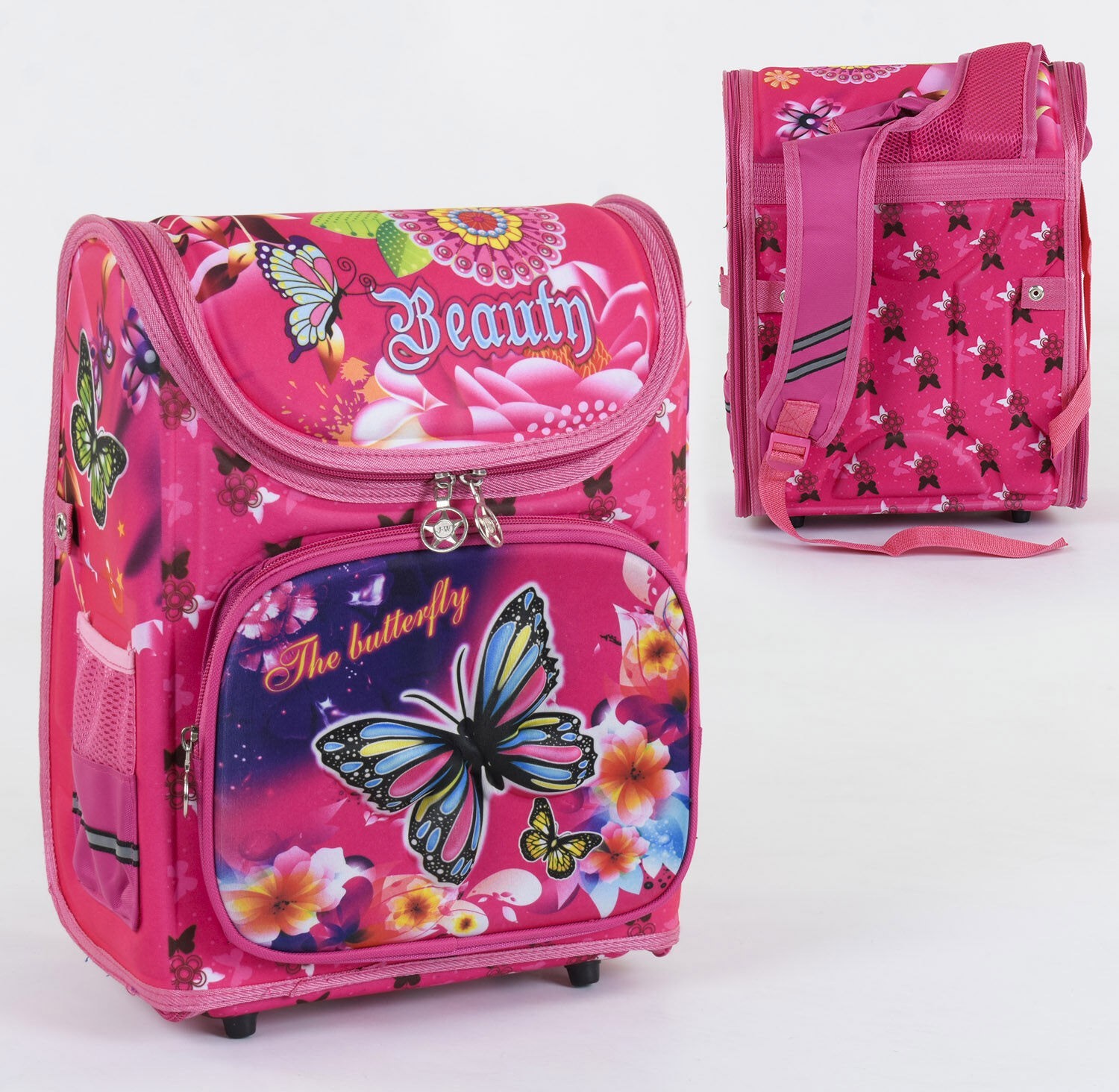 

Школьный ранец Chi Bag 3D бабочка Розовый (С36175-9)