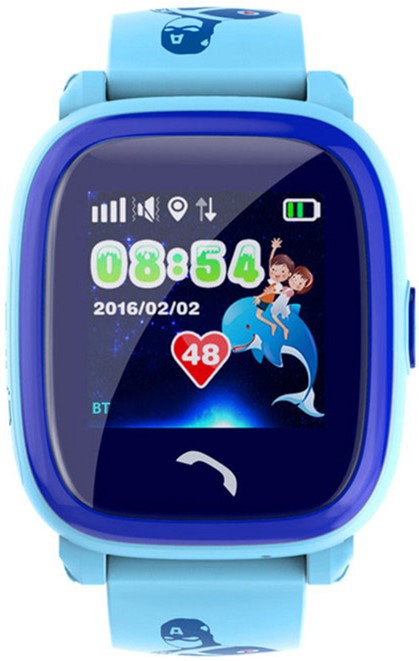 Акция на Детские телефон-часы с GPS трекером GOGPS ME K25 Blue (K25BL) от Rozetka UA