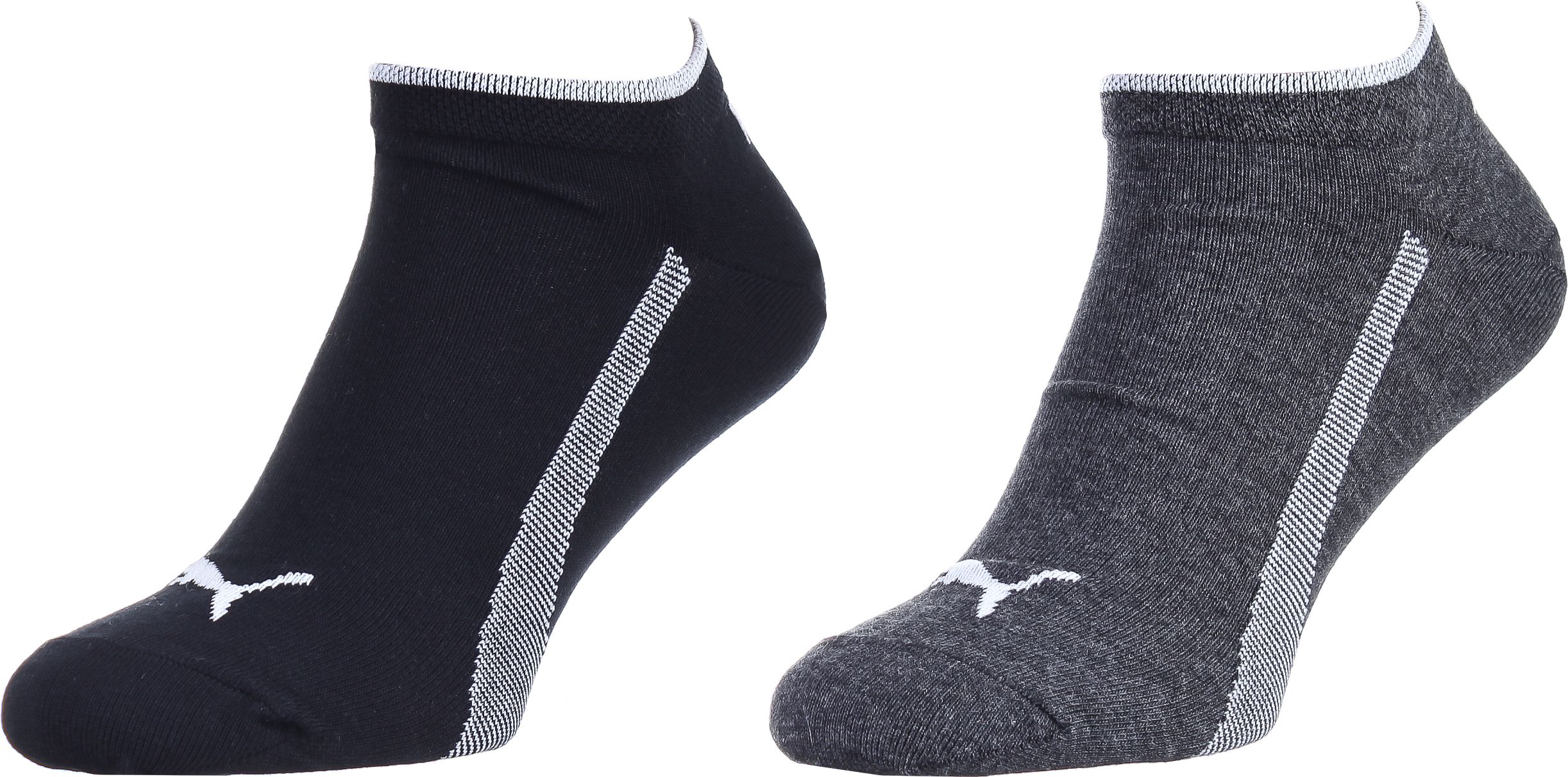 

Носки Puma Sneakers 2P Unisex Promo 101050001-003 39-42 2 пары Серый/Чёрный