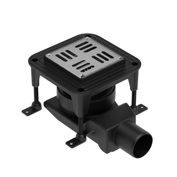 

Трап для душа Waterway Spot X 10х10 цвет черный (WSX100001N2)