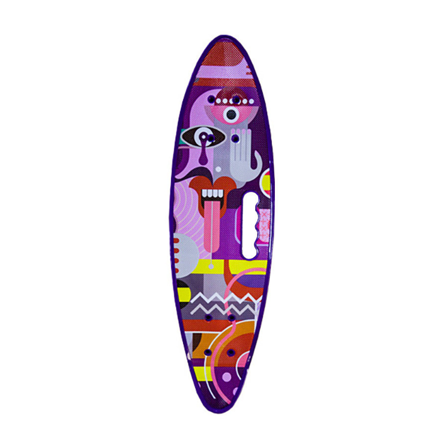 Скейт с ручкой "Пенни борд" Bambi SC180409 колеса PU со светом, 59 см ...