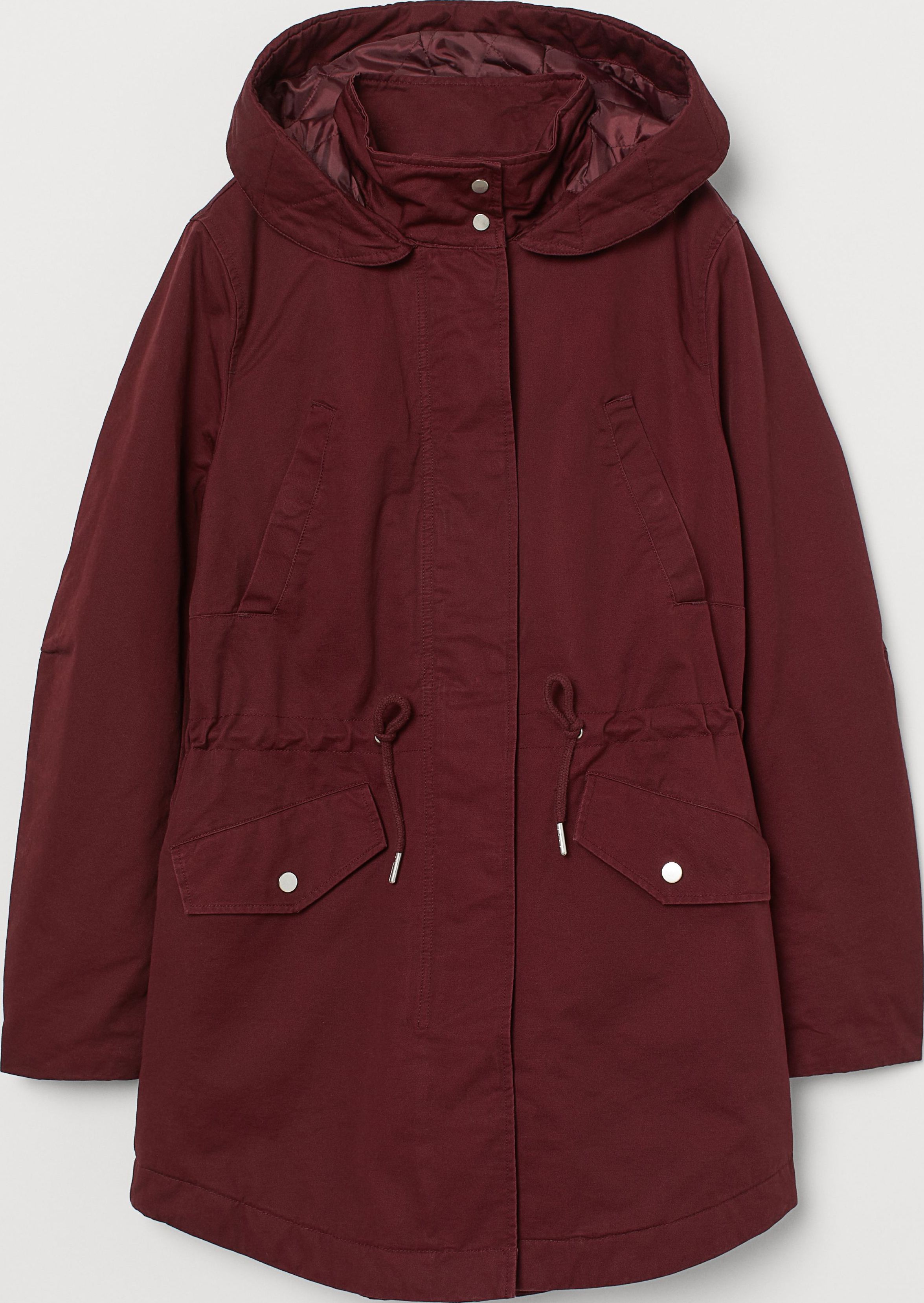 

Парка H&M 7425610 S Бордовый