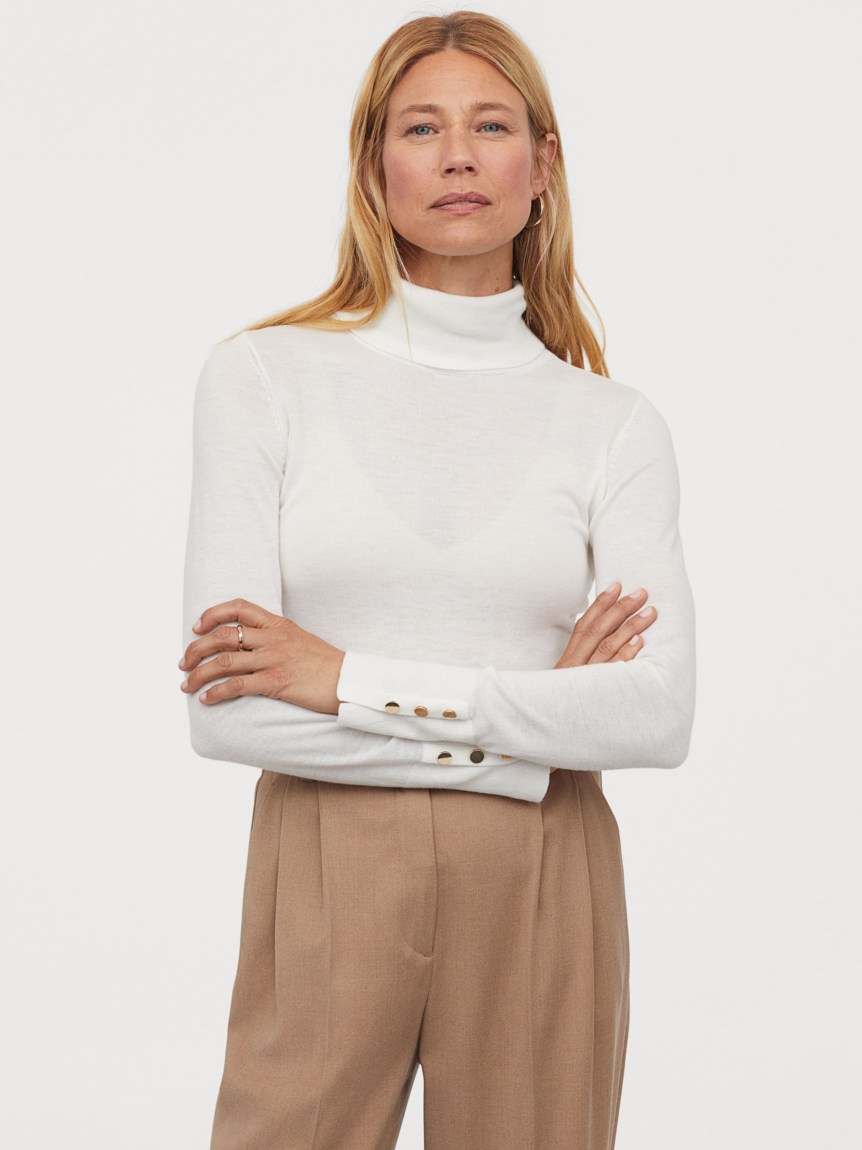 

Водолазка H&M 7977100 S Белая