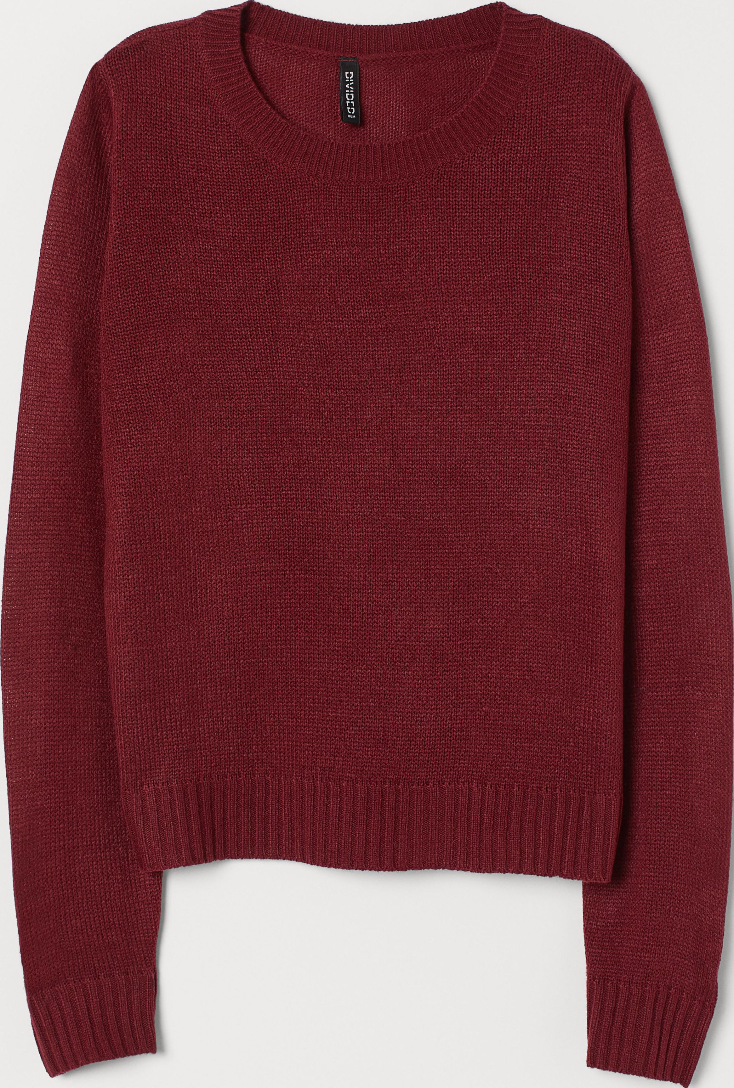 

Джемпер H&M 6798530 XS Бордовый