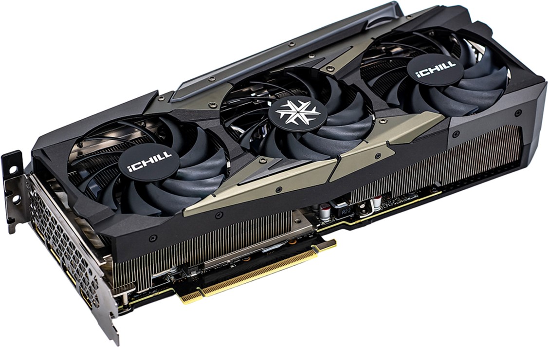 Видеокарта INNO3D PCI-Ex GeForce RTX 3090 iChill X4 24GB GDDR6X (384bit)  (1755/19500) (HDMI, 3 x DisplayPort) (C30904-246XX-1880VA36) – фото,  отзывы, характеристики в интернет-магазине ROZETKA | Купить в Украине:  Киеве, Харькове, Днепре, Одессе,