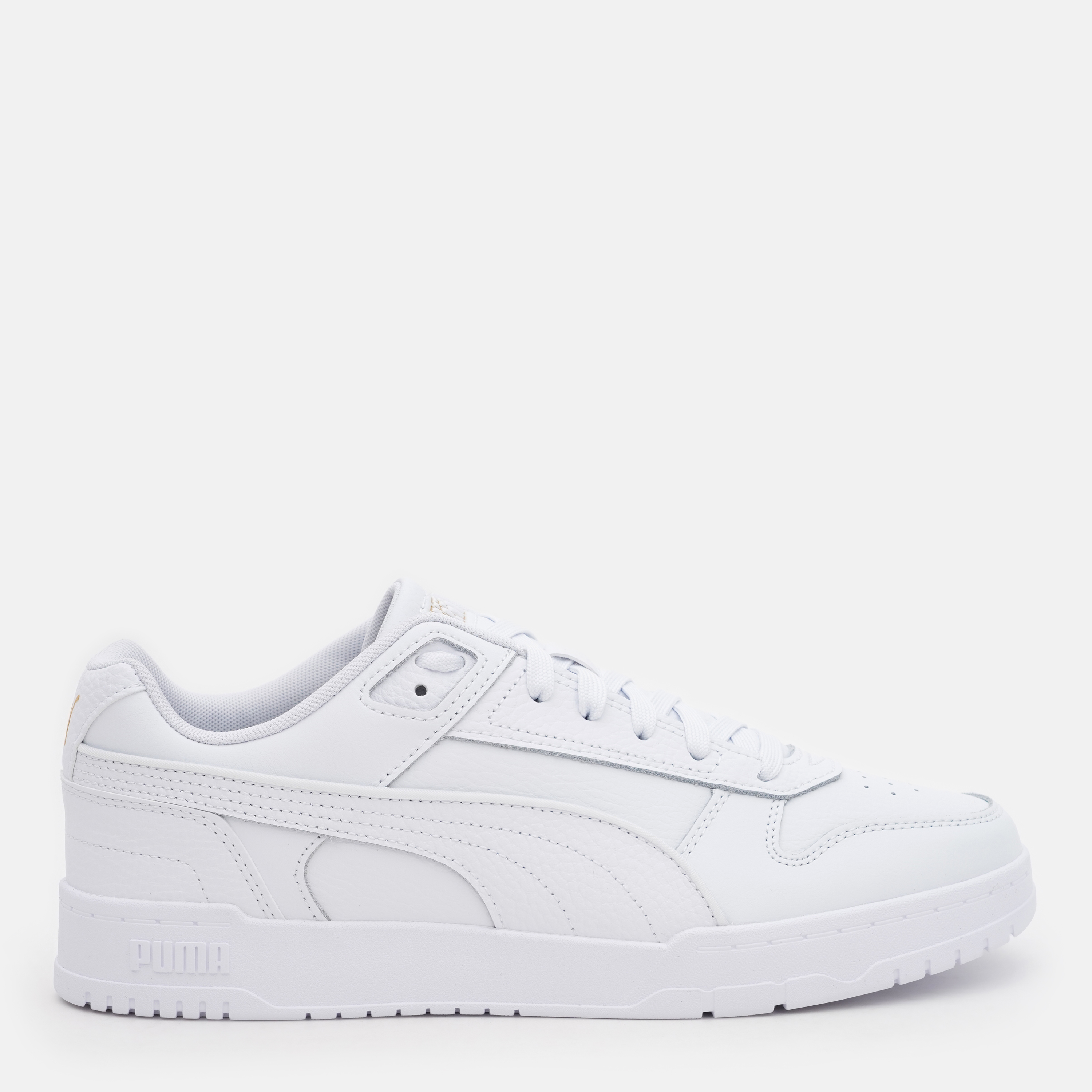 Акція на Чоловічі кеди низькі Puma RBD Game Low 38637302 42 (8US) 27 см Puma White-Puma White-Puma Team Gold від Rozetka