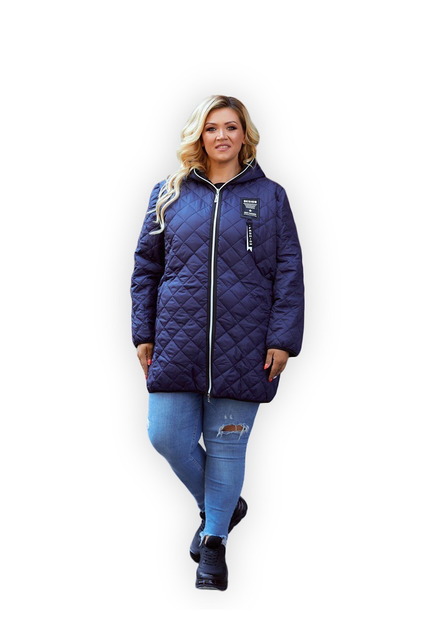 

Куртка демисезонная Clothes Plus 1126-8 - Синяя, Куртка демисезонная Clothes Plus 1126-8 56-58 Синяя