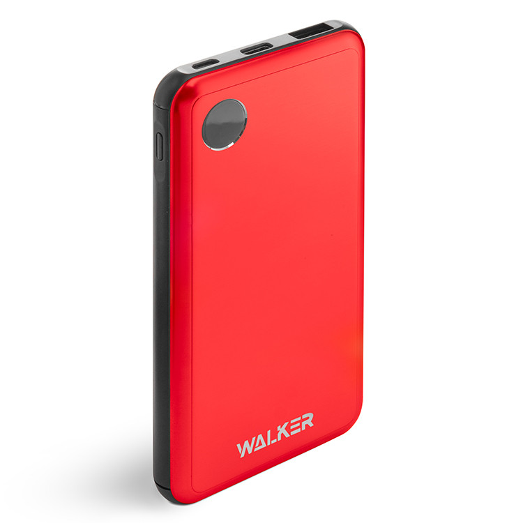 

УМБ Power Bank Walker WB-510 10000mAh Metal +LCD Li-Pol 1xUSB 1xUSB Type-C 2.1A Red