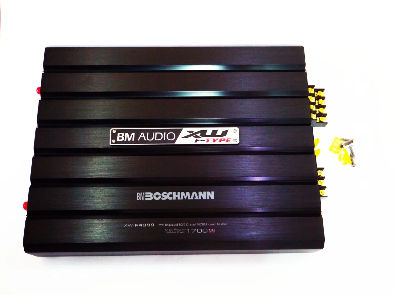 

Автомобильный усилитель звука Boschman BM Audio XW-F4399 1700W 4-х канальный
