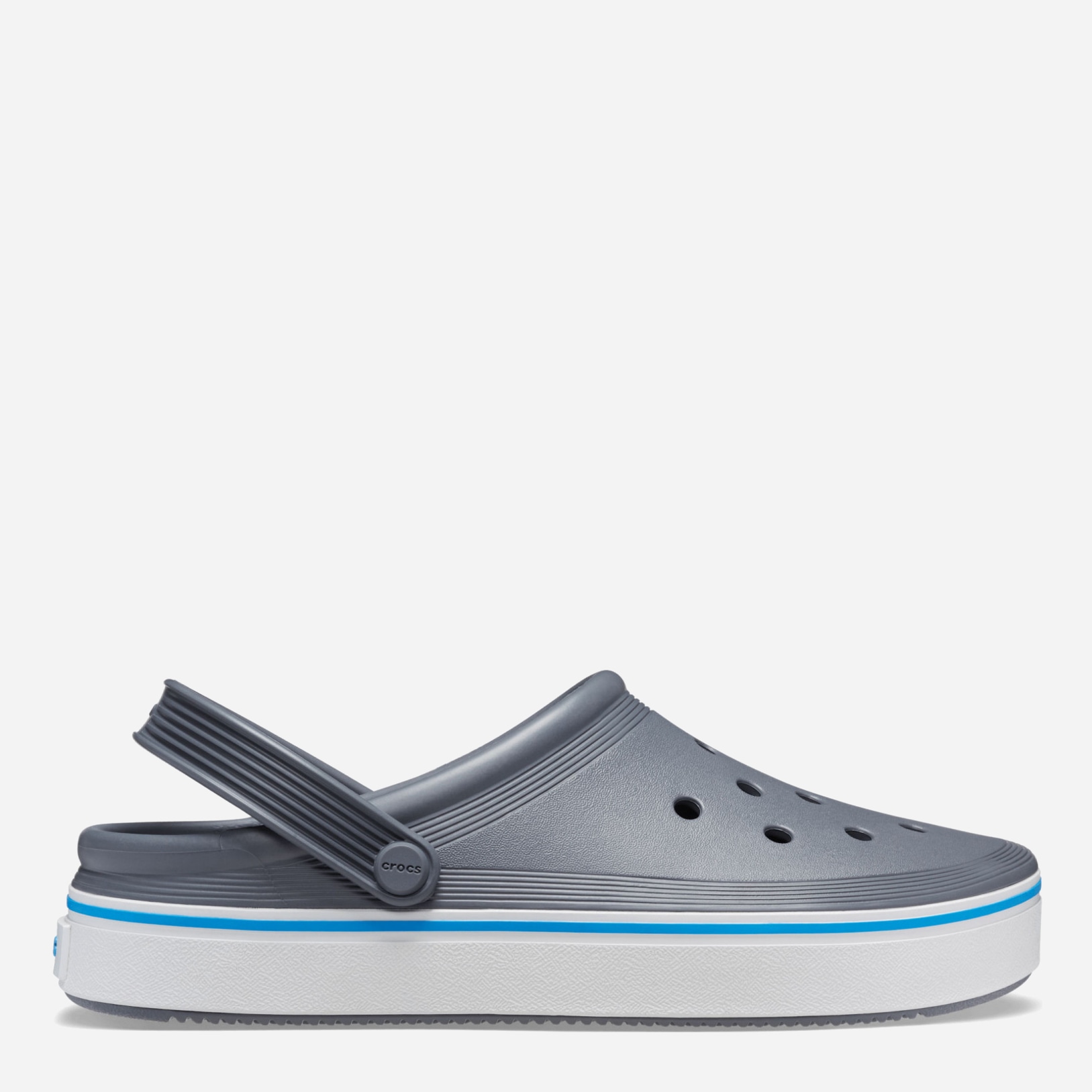 Акція на Жіночі крокси Crocs Crocband Clean Off Court Clog 208371-025 39-40 (M7/W9) 25 см Сірі від Rozetka