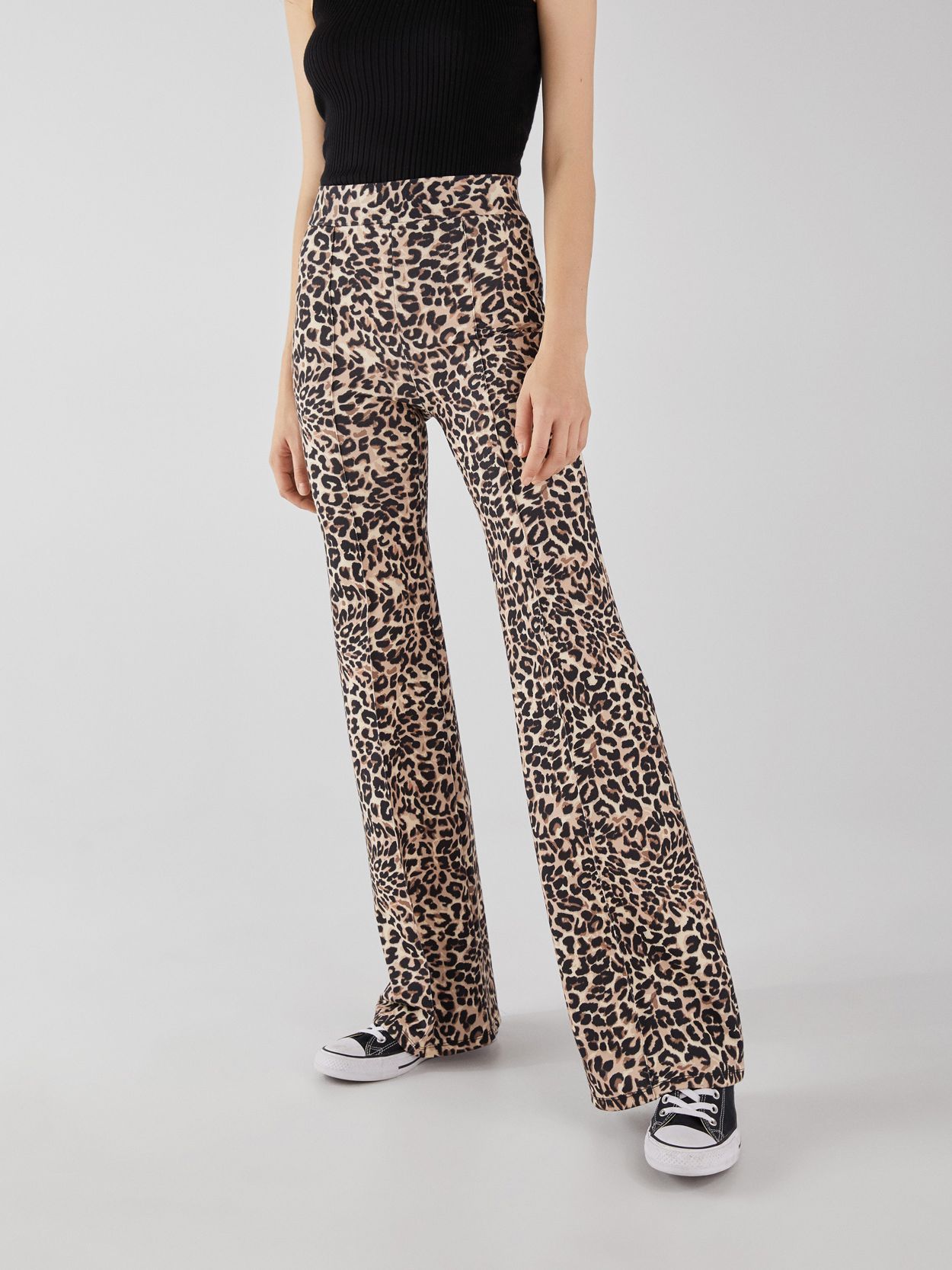 

Брюки Bershka 5108/296/742-AAON M Леопардовые