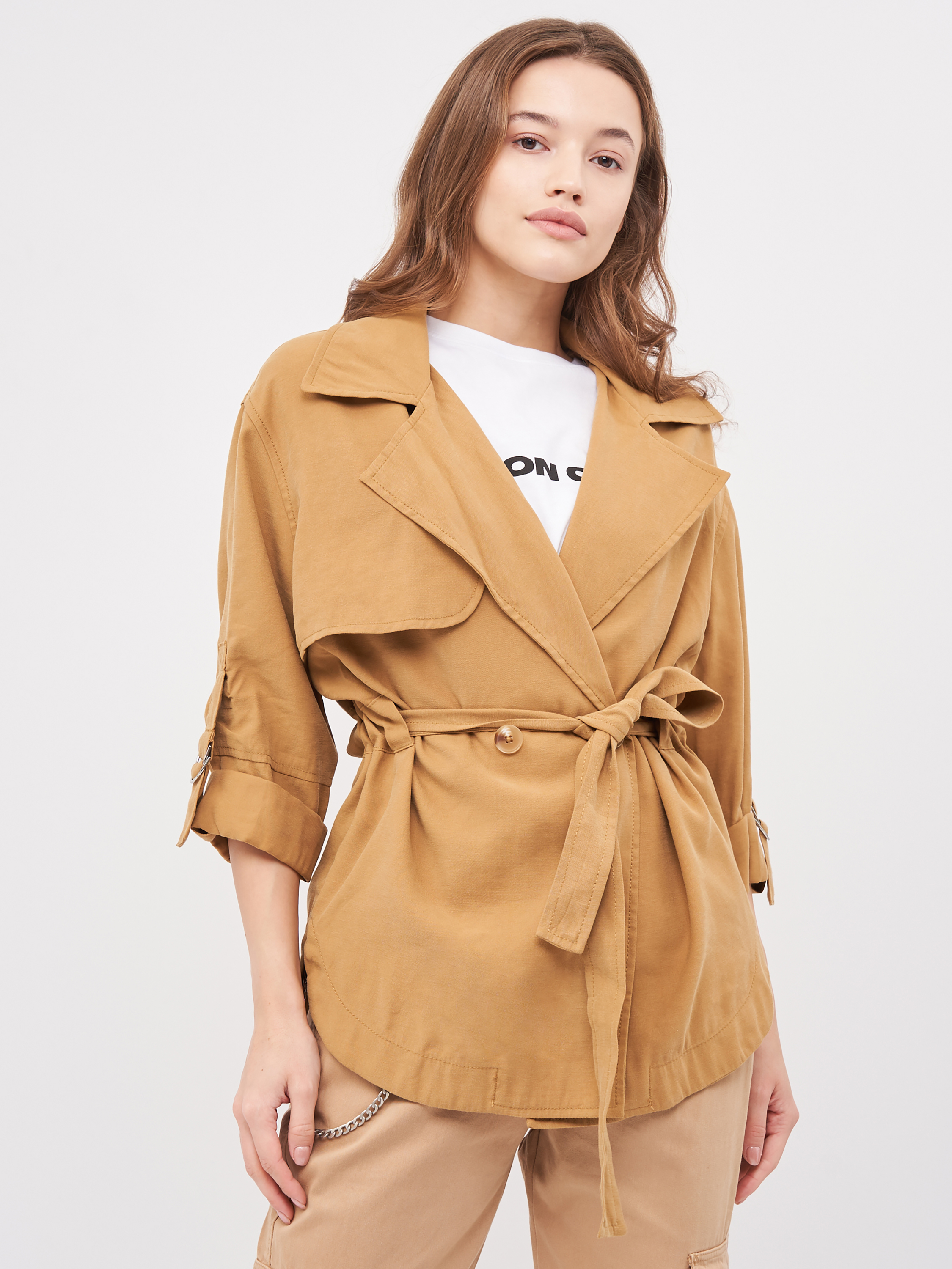 

Жакет Bershka 6114-200-730 XS-S Песочный