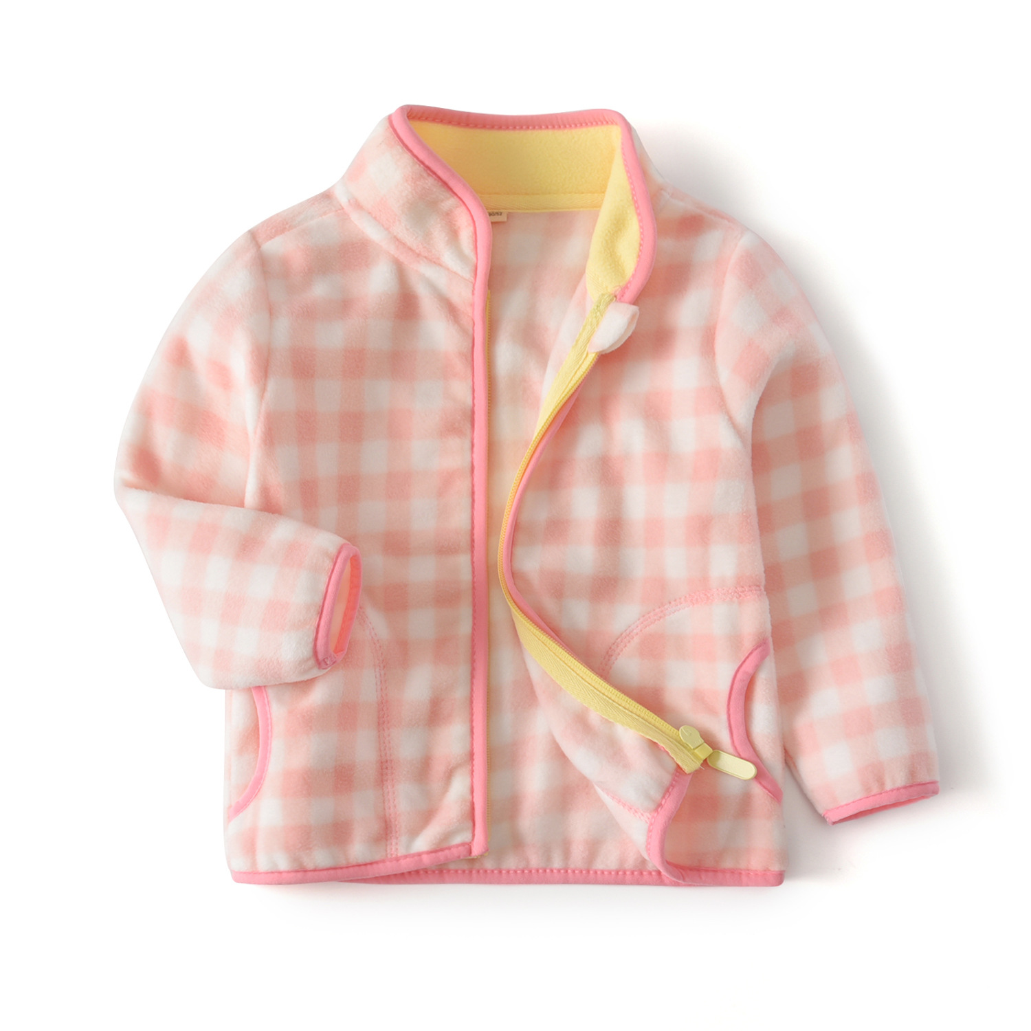 

Кофта для девочки флисовая Pink square Berni Kids (150) Розовый