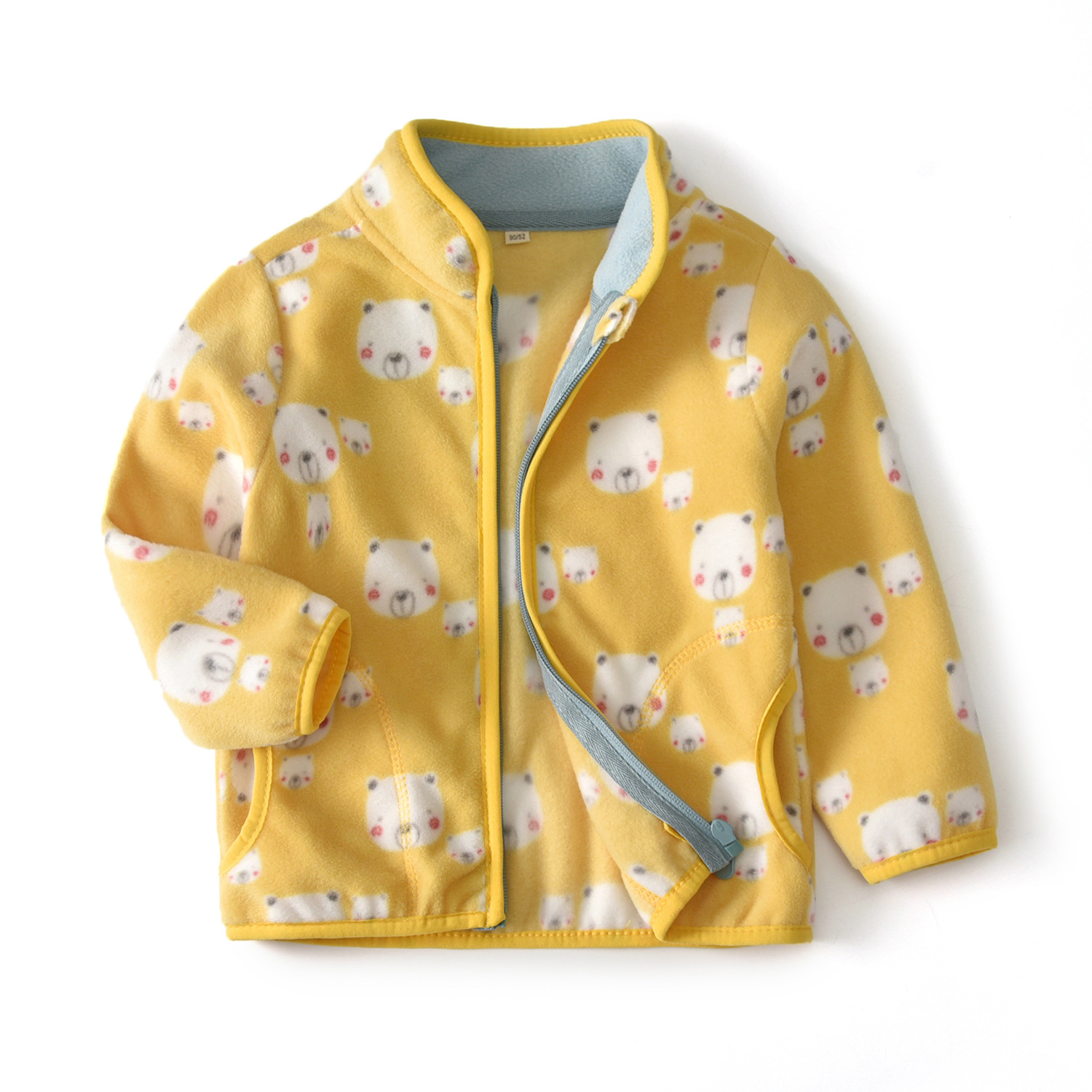 

Кофта детская флисовая Медвежонок Балу Berni Kids (120) Желтый
