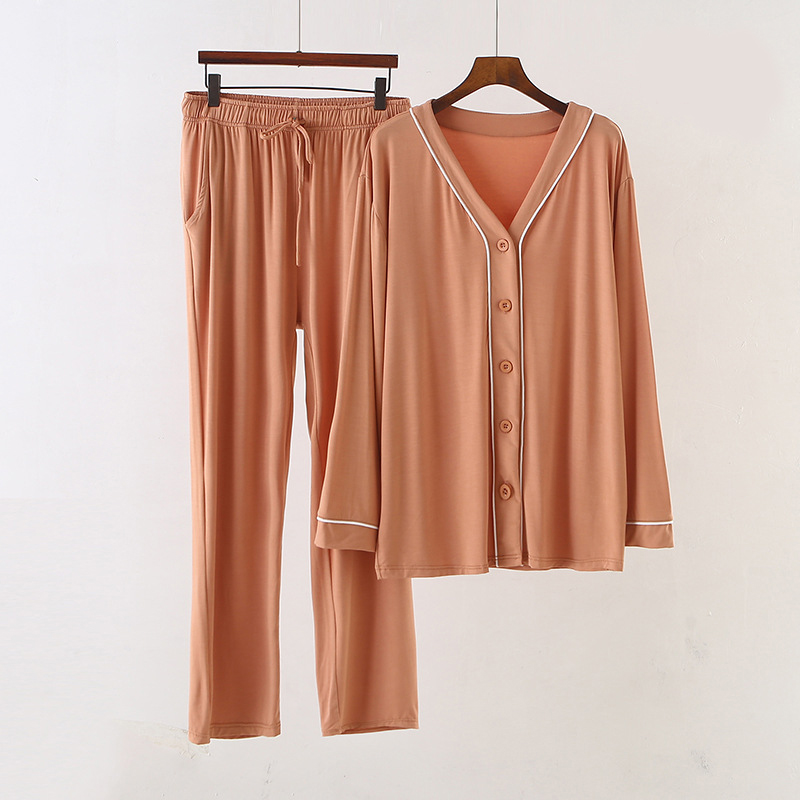 

Комплект домашний женский 2 в 1 Classic, персиковый Berni Fashion (L) Персиковый
