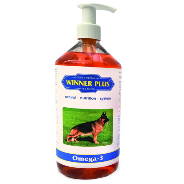 

Пищевая добавка на основе масла лосося WINNER PLUS Omega-3 Salmon-Oil 1000 мл