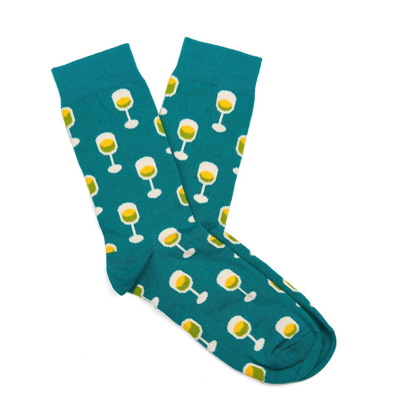 

Носки женские с принтом Dodo Socks white 150ml 36-38 Бирюзовый