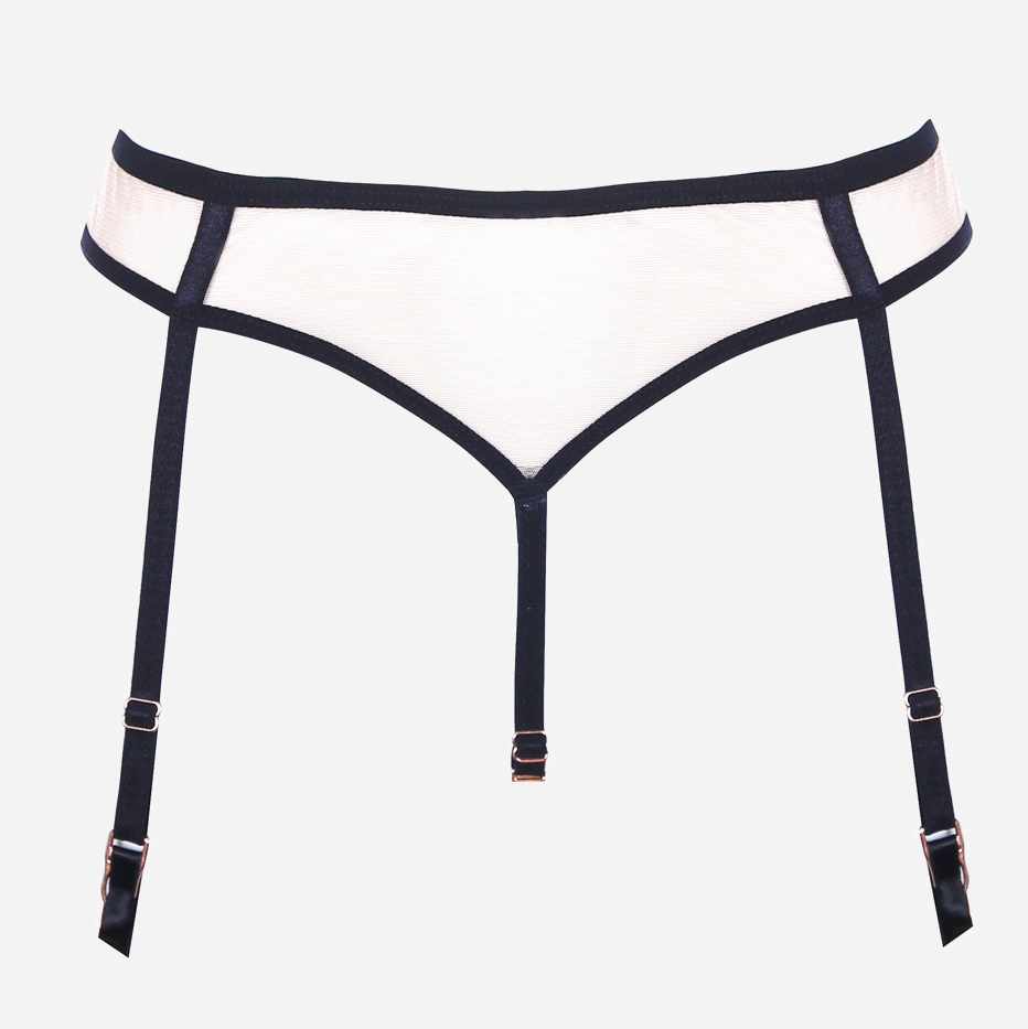 Пояс для чулок Scantilly Knockout ST3304 M Черный/Бежевый ...