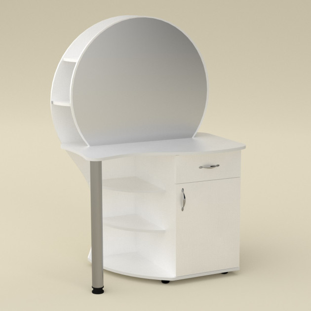 

Трюмо для спальни 3 Компанит Белый