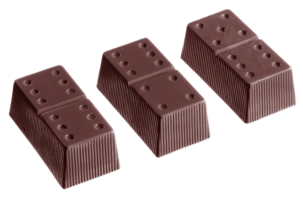 

Форма для шоколада Домино 41x21x15 мм Chocolate World 1330 CW