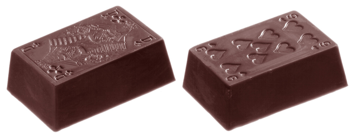 

Форма для шоколада Игральные карты 39х25х13 мм Chocolate World 1372 CW