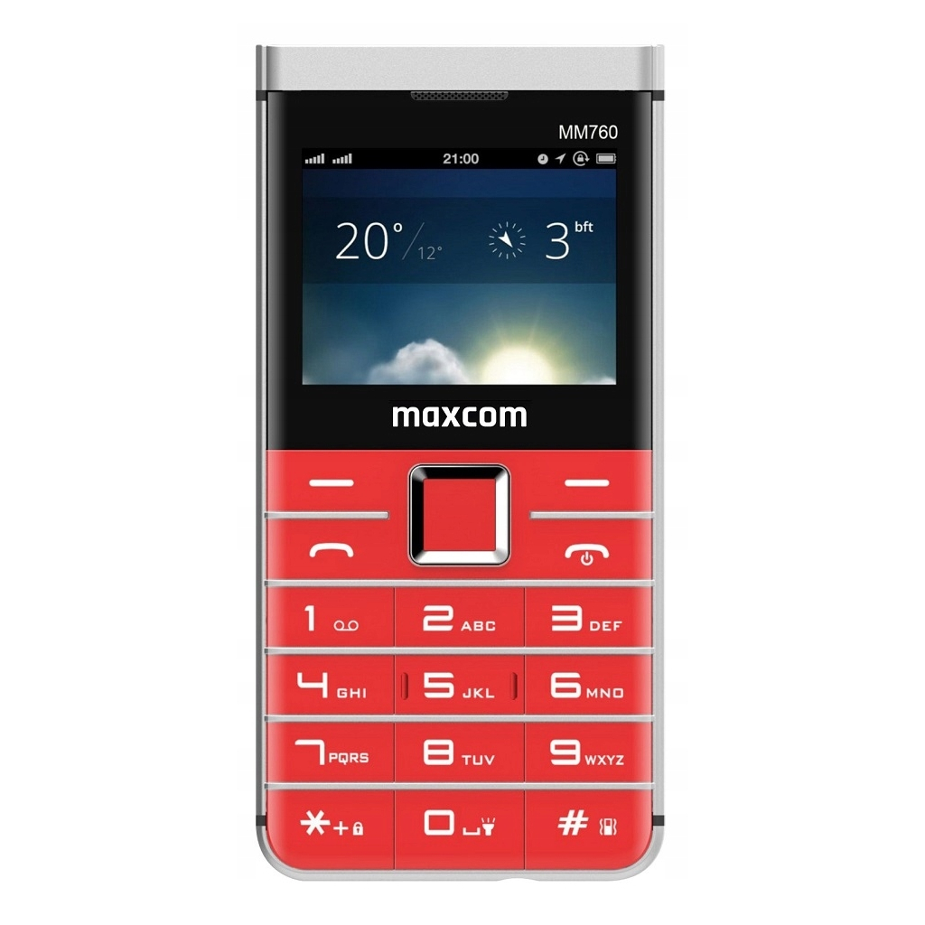 Мобільний телефон Maxcom MM760 Red (5908235974880) – низкие цены ...