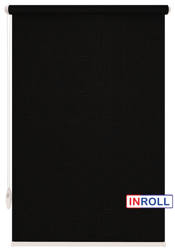 

Ролета тканевая INROLL Есо-Mini 127,5х165 см Len Черный 2136