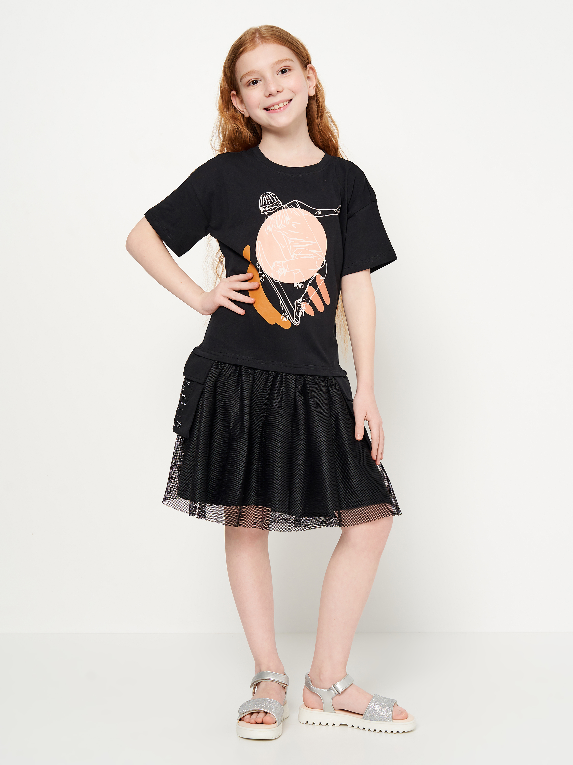 Акція на Підліткова літня сукня для дівчинки Coccodrillo Dreamer Junior WC3129204DRJ-021 152 см від Rozetka