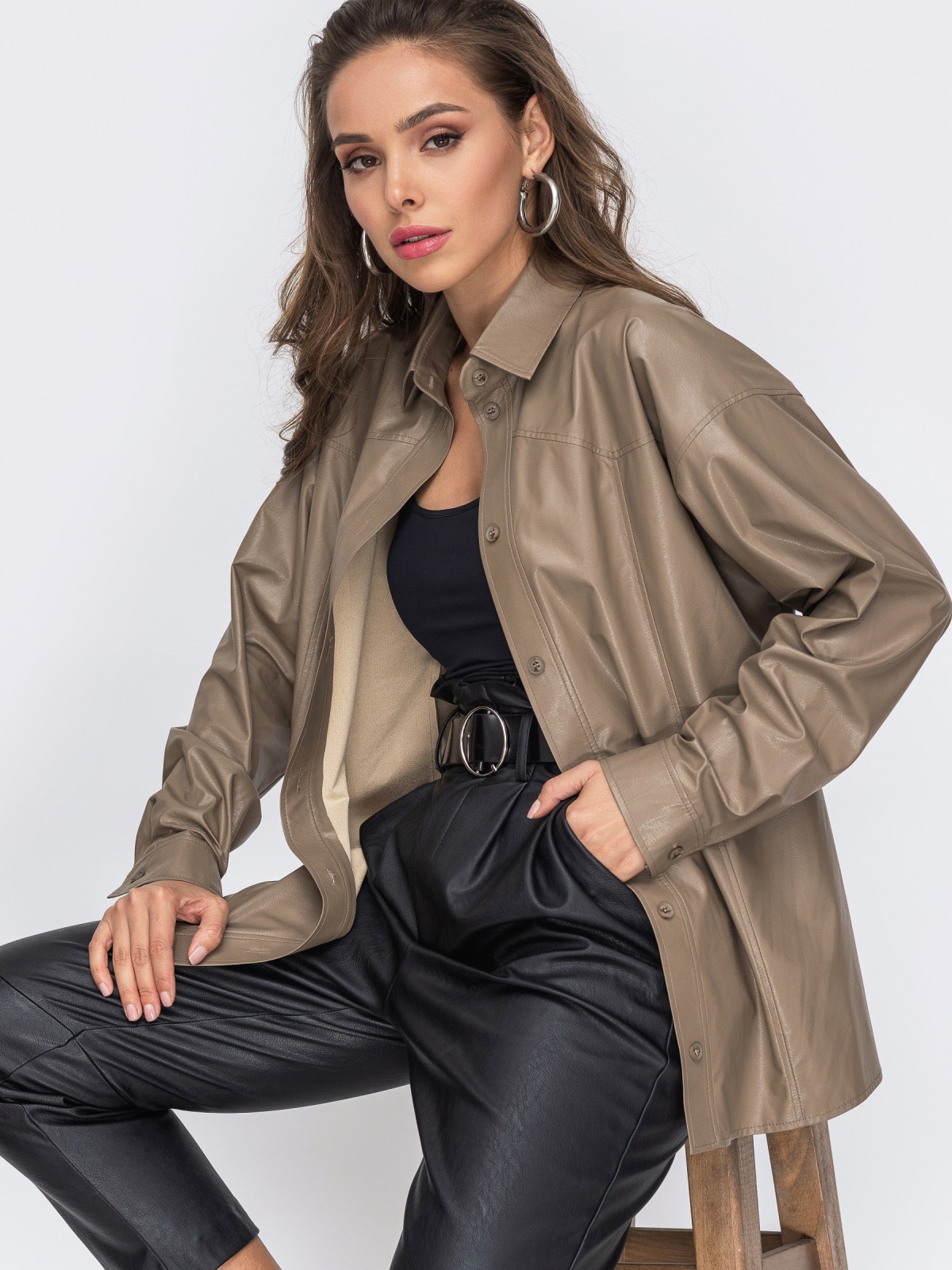 

Рубашка Dressa 50767 46 Коричневая