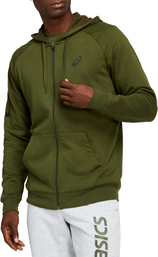

Толстовка Asics BIG ASICS FZ HOODIE S зеленый c-2031A983-300