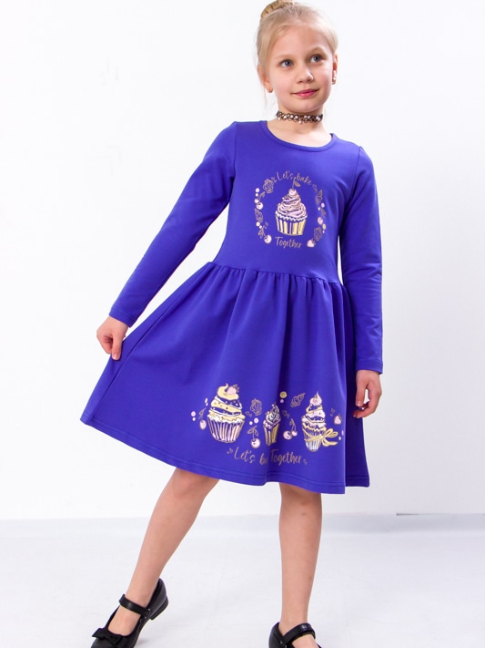 Акция на Дитяча сукня для дівчинки Носи своє 6117-057-33 110 см Волошкова (p-10503-113182) от Rozetka