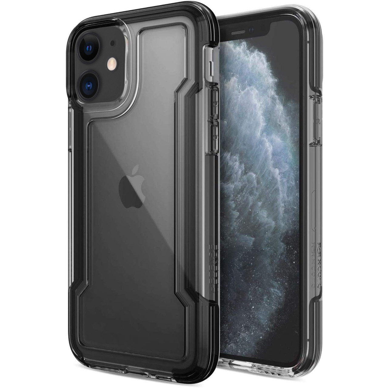 

Чехол Defense Clear Series TPU+Metal для Apple iPhone 11 Черный