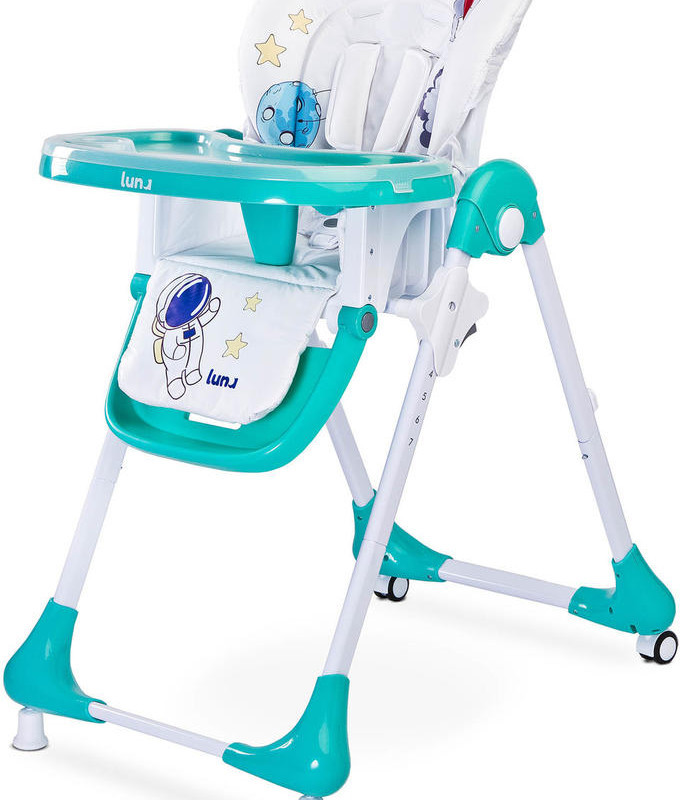 

Детский стульчик для кормления Caretero Luna mint