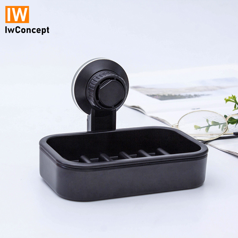 

Мыльница на вакуумной присоске IwConcept RS-2 Black