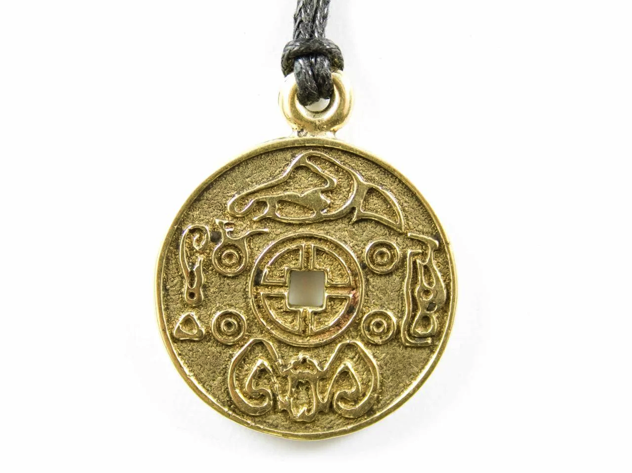 

Амулет кулон Корейская Монета Счастья Semantic Jewelry Бронзовое покрытие 2.5 x 2.5 x 0.3 см NoName Jewelry (250)