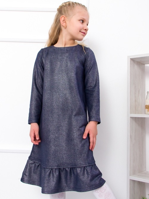 Акція на Дитяче плаття для дівчинки Носи своє 6004-055-1 116 см Чорнильно-синє (p-5929-66758) від Rozetka