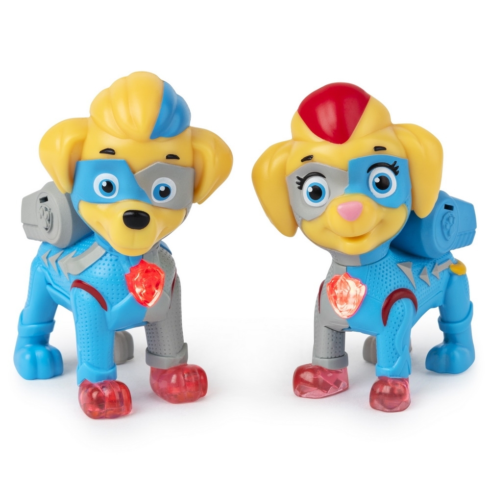 

Игровые фигурки Paw Patrol - Щенячий патруль Щенячий патруль щенки-близнецы со световыми эффектами серия Мегащенки (SM16772)