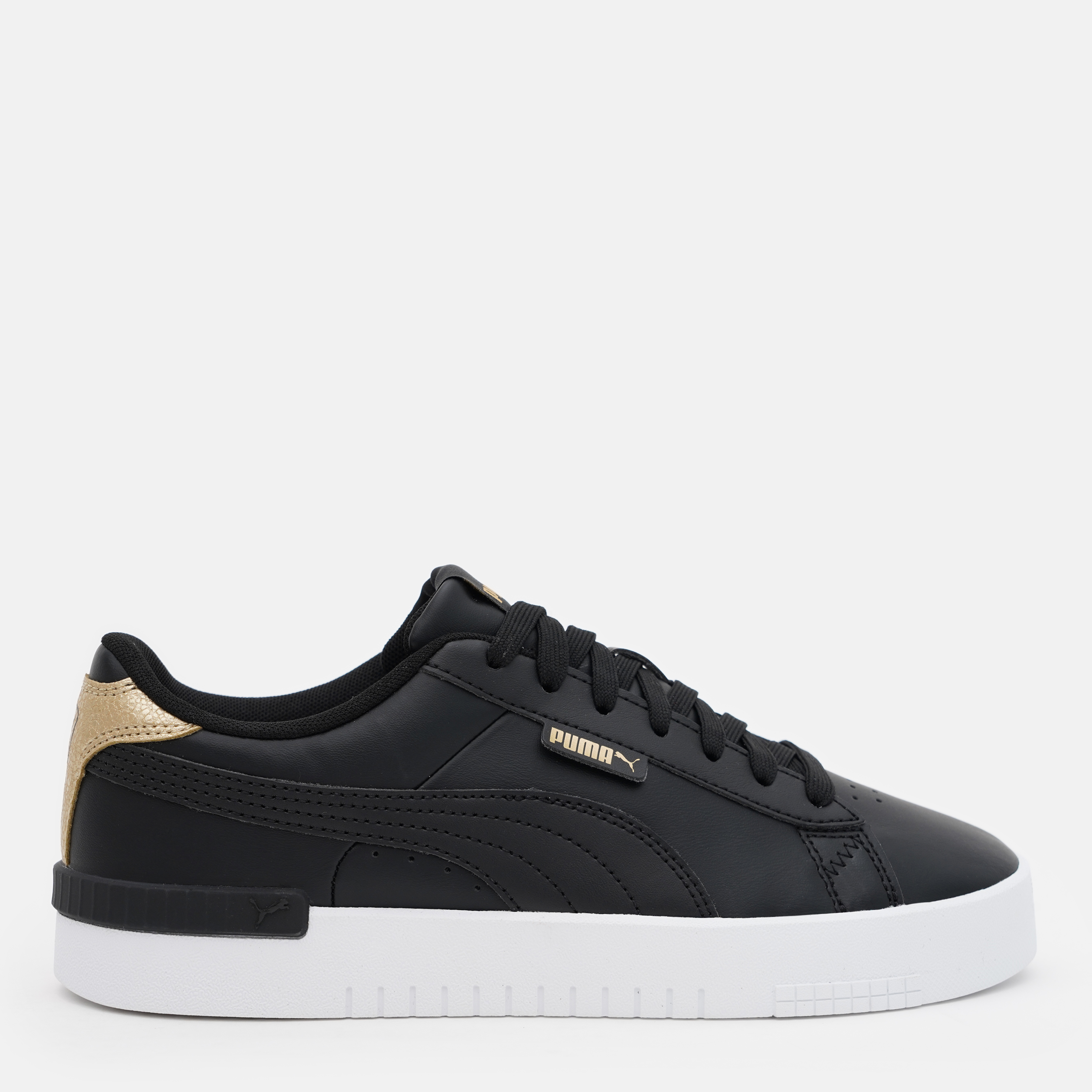 Акція на Жіночі кеди низькі Puma Jada Distressed 38762101 38.5 (5.5US) 24.5 см Puma Black-Puma Team Gold від Rozetka