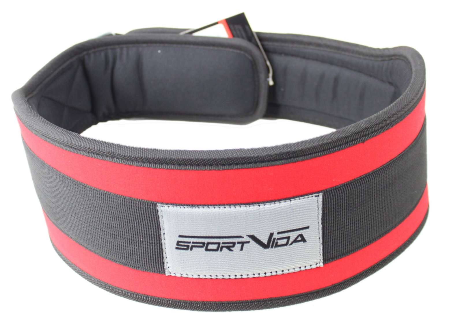 

Пояс для тяжелой атлетики неопреновы SportVida SV-AG0104, XL Red - (SKU_227156)