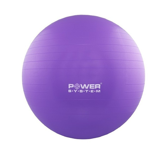 

Мяч гимнастический Power system PS-4011 55 cm Purple, мяч для фитнеса, фитбол для беременных, грудничков (SKU_145275)